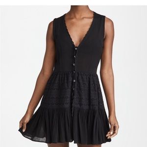Playa Lucila black coverup dress, Medium